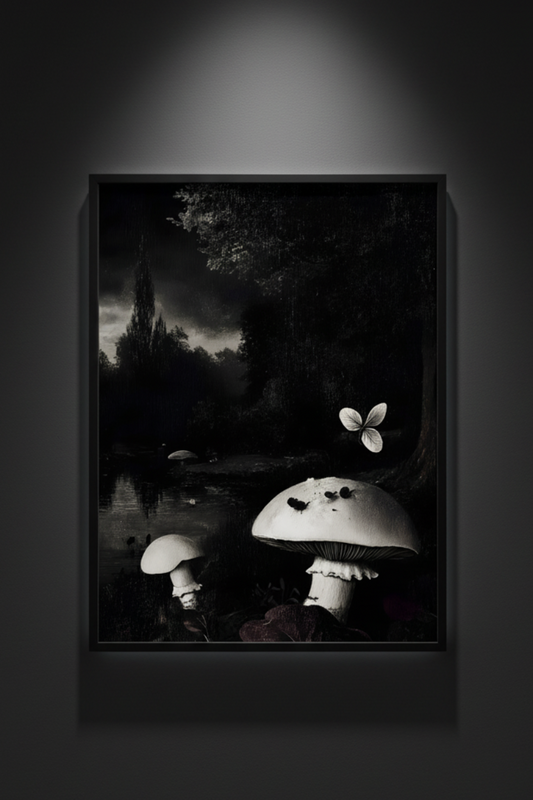Forest of the Forgotten | Gothic Botanical Fine Art Paper Print artwork image