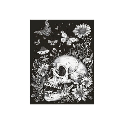 Garden of Bones | Gothic Botanical Fine Art Paper Print artwork