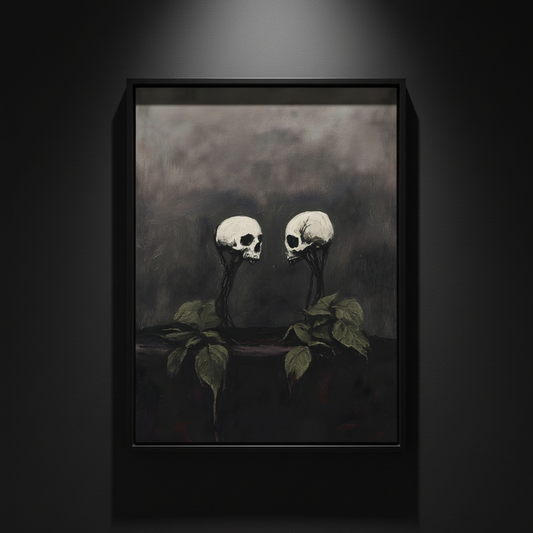 Garden of Two Skulls, art print