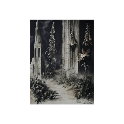 Gothic Garden fine art paper print detail