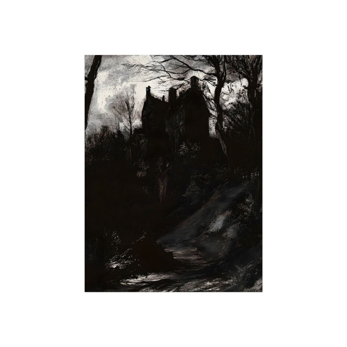 House on the Shadowed Hill, art print, view 3