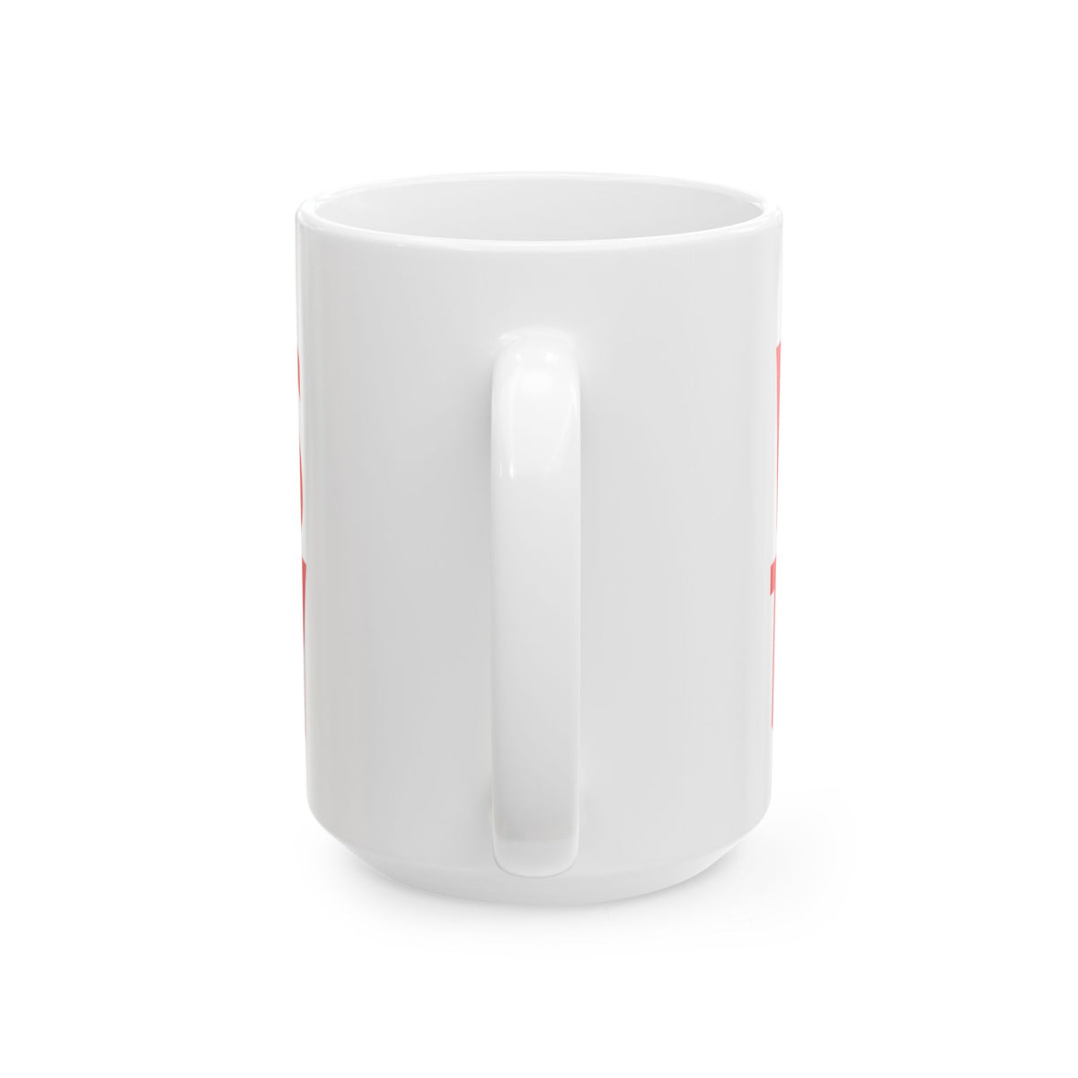 Funny coffee mug printed with "I DID EVERYTHING THEY SAID / WHERE IS THE MONEY", 15 oz size, back view showing the handle