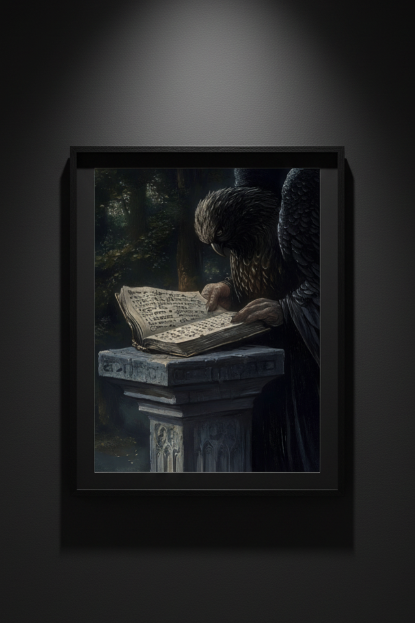 Keeper of the Forgotten Page, art print