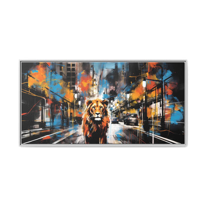 King of the Streets framed canvas display view