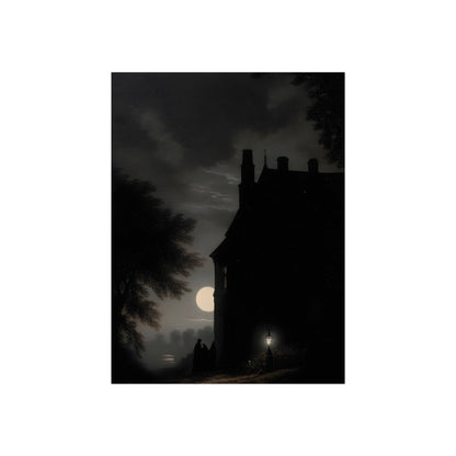 Lamp Beneath the Moon, art print, view 4