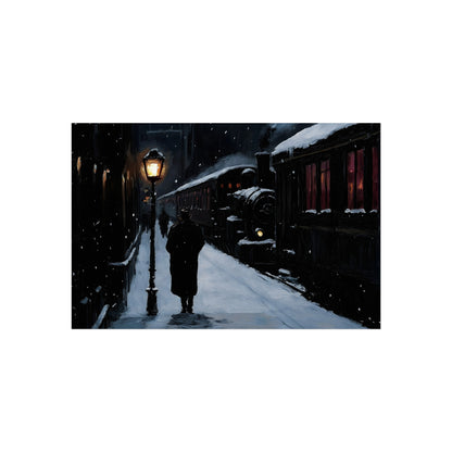 Last Train in the Snow, art print, view 3
