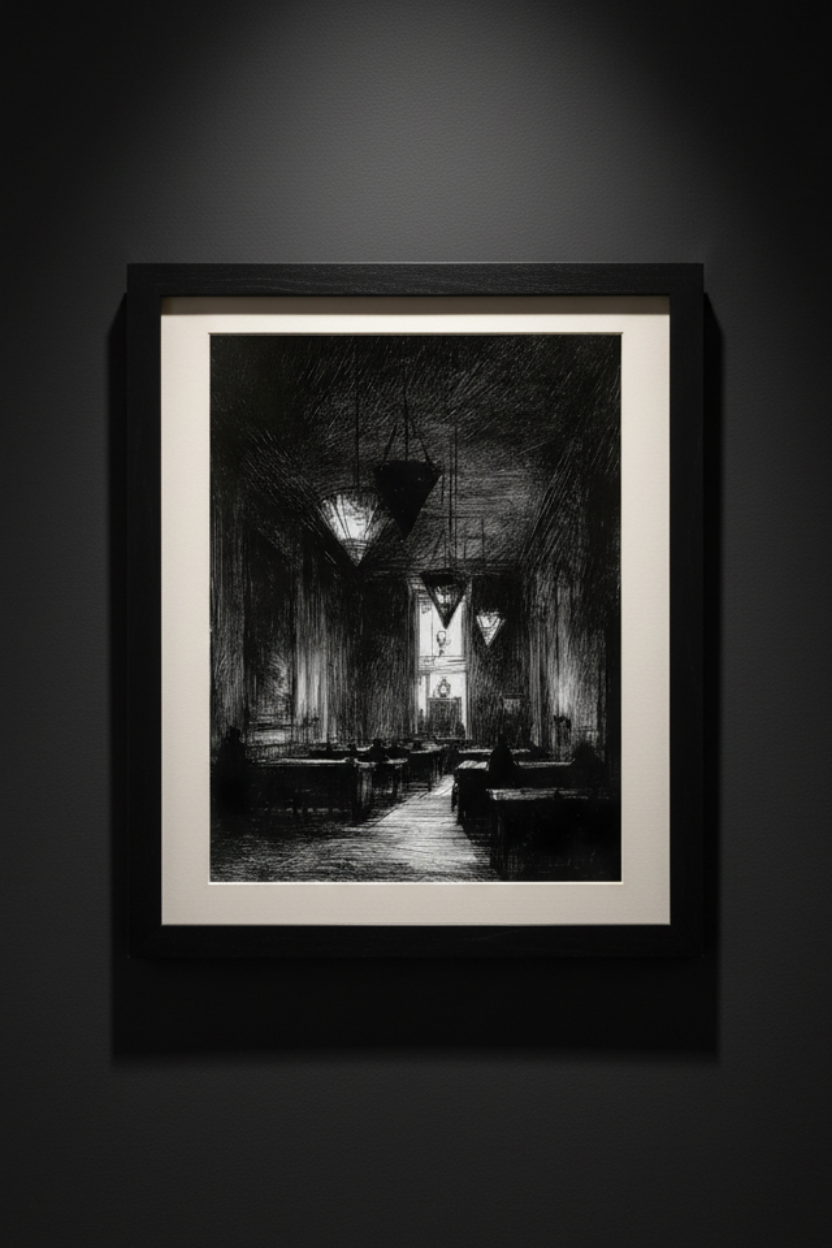 Light at the End of the Hall, art print
