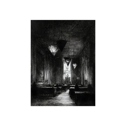 Light at the End of the Hall, art print, view 4