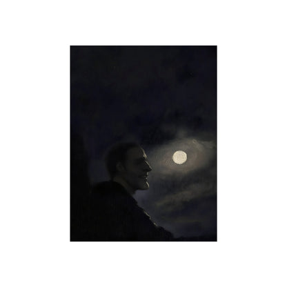 Man Beneath the Moon, art print, view 3