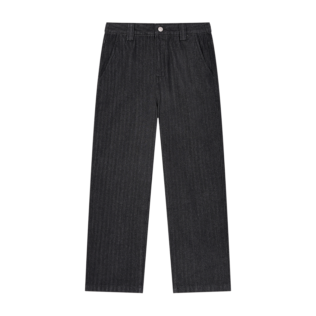 Men's Classic Solid Straight Leg Jeans in black