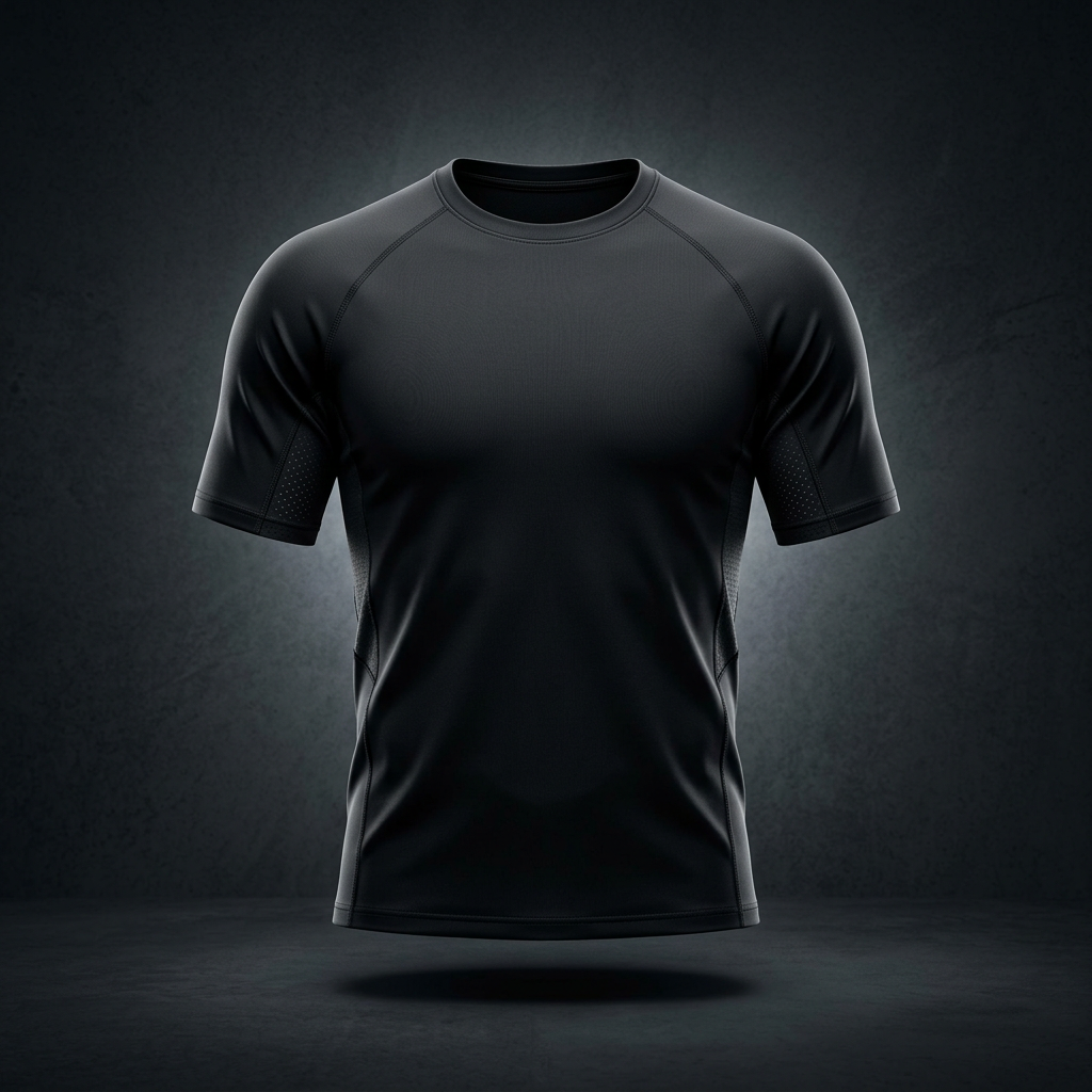 Men's Color Block Bodycon T-Shirt