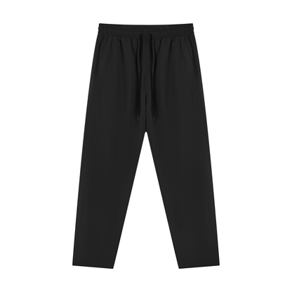 Men's Drawstring Joggers in black