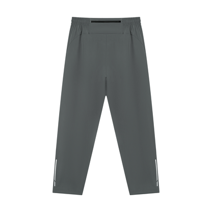 Men's Drawstring Joggers in gray, alternate angle