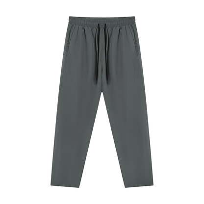 Men's Drawstring Joggers in gray