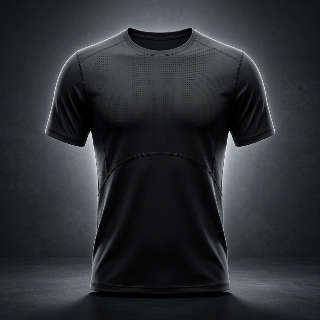 Men's Jacquard Regular Fit T-Shirt