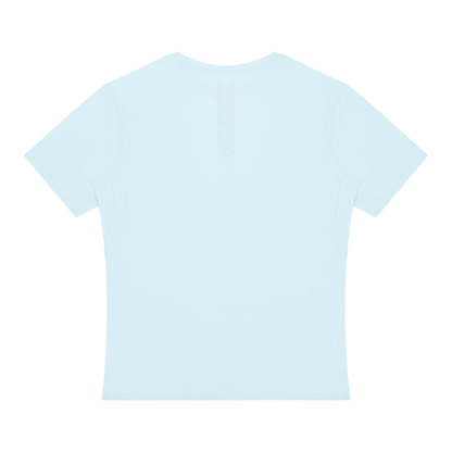 Men's Lightweight Performance T-Shirt in light blue, alternate angle