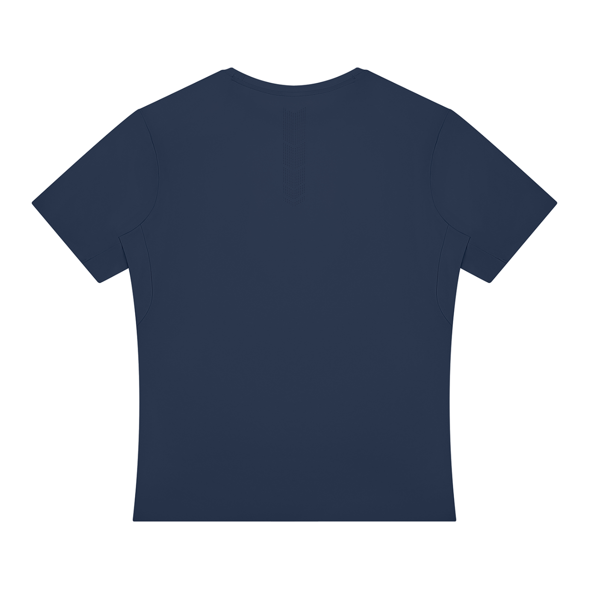 Men's Lightweight Performance T-Shirt in navy blue, alternate angle