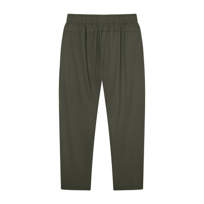 Men's Lightweight Tapered Pants in gray green, alternate angle