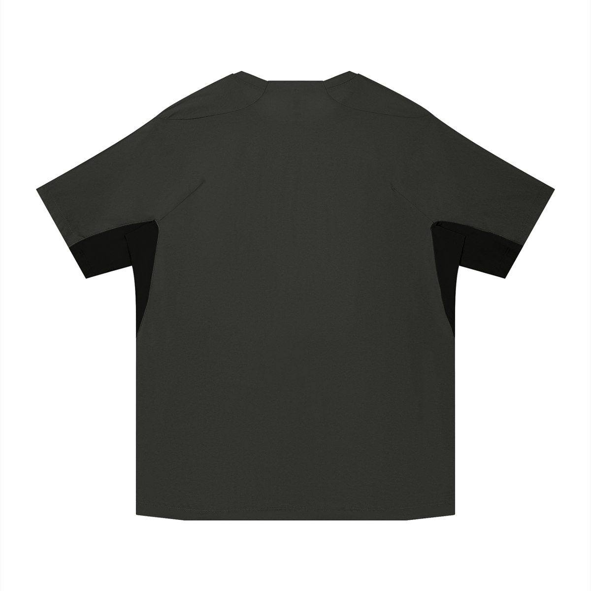 Men's Lightweight Training T-Shirt in dark gray, alternate angle