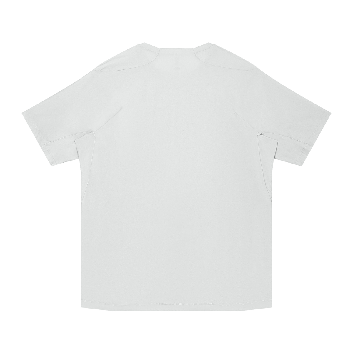 Men's Lightweight Training T-Shirt in light gray, alternate angle