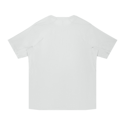 Men's Lightweight Training T-Shirt in light gray, alternate angle