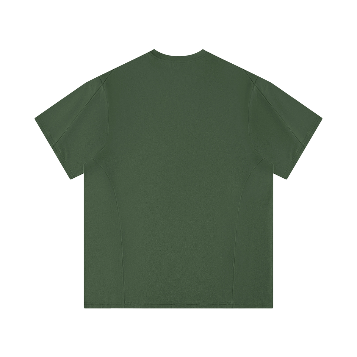 Men's Loose Fit Performance T-Shirt in army green, alternate angle