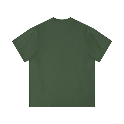 Men's Loose Fit Performance T-Shirt in army green, alternate angle
