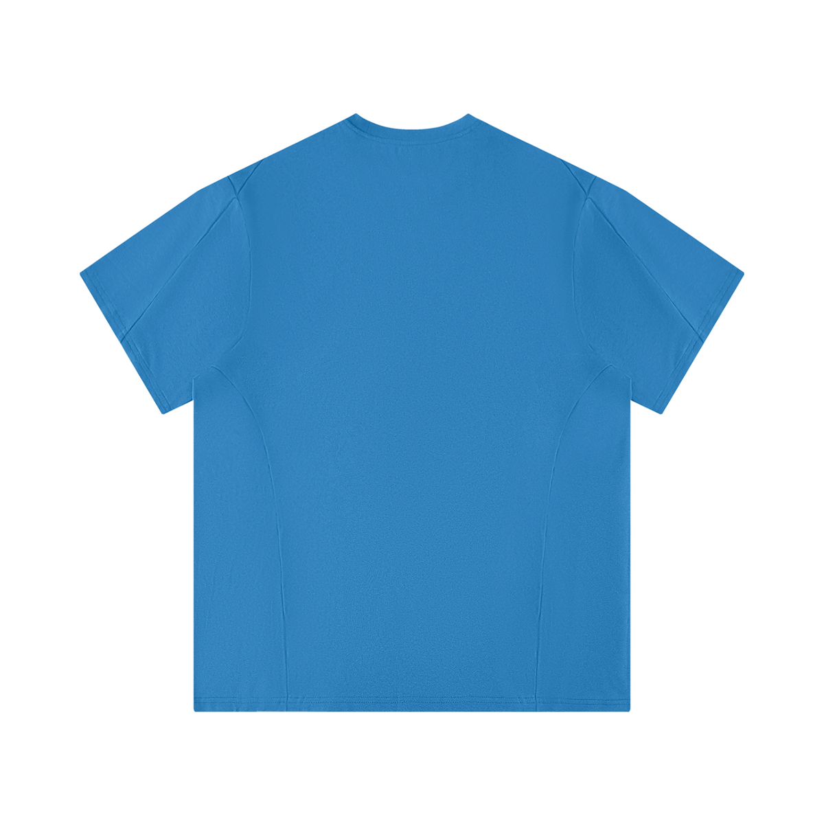 Men's Loose Fit Performance T-Shirt in colorful blue, alternate angle