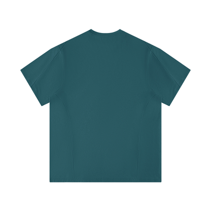 Men's Loose Fit Performance T-Shirt in peacock blue, alternate angle
