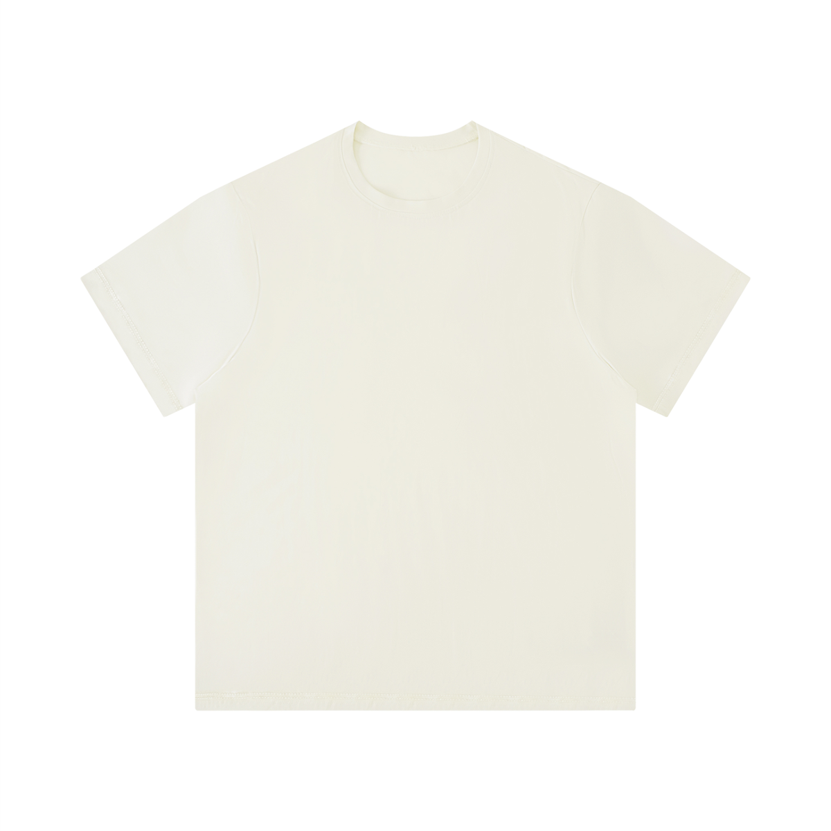 Men's Loose Fit Solid Color T-Shirt in apricot