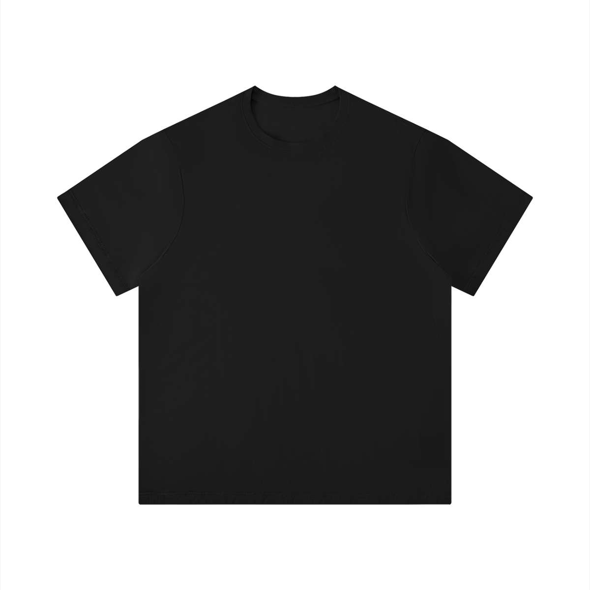 Men's Loose Fit Solid Color T-Shirt in black