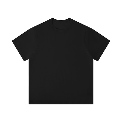 Men's Loose Fit Solid Color T-Shirt in black