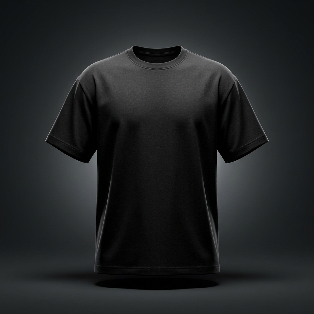 Men's Loose Fit Solid Color T-Shirt
