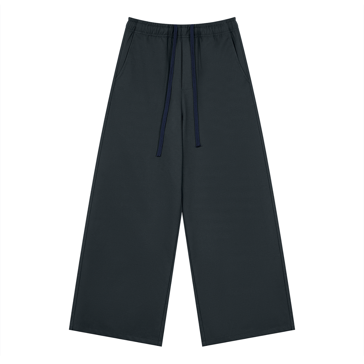 Men's Loose Straight Leg Pants in black