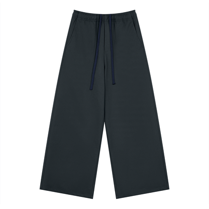Men's Loose Straight Leg Pants in black