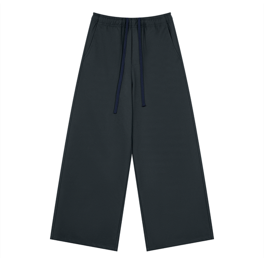 Men's Loose Straight Leg Pants in black