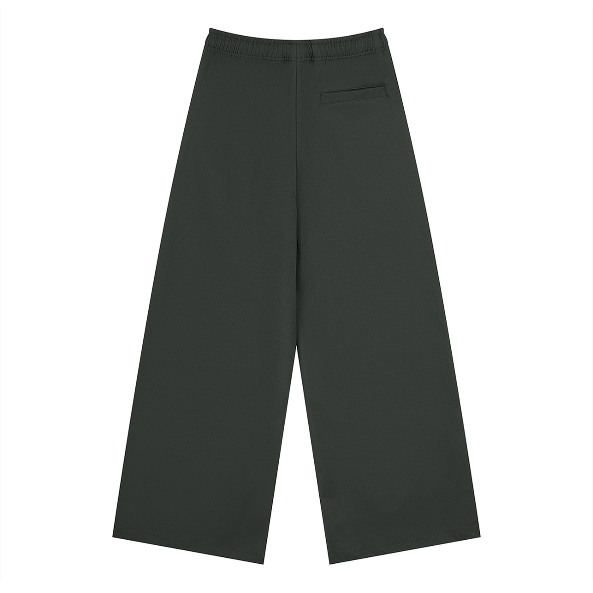 Men's Loose Straight Leg Pants in dark gray, alternate angle
