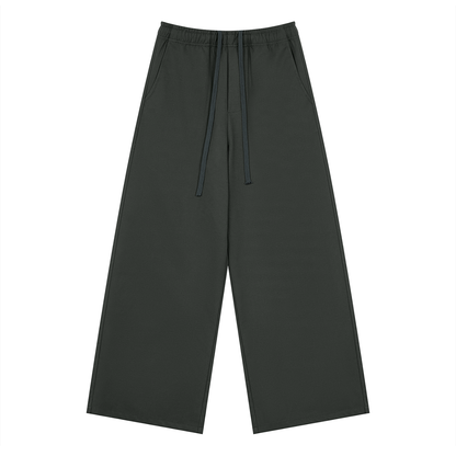 Men's Loose Straight Leg Pants in dark gray