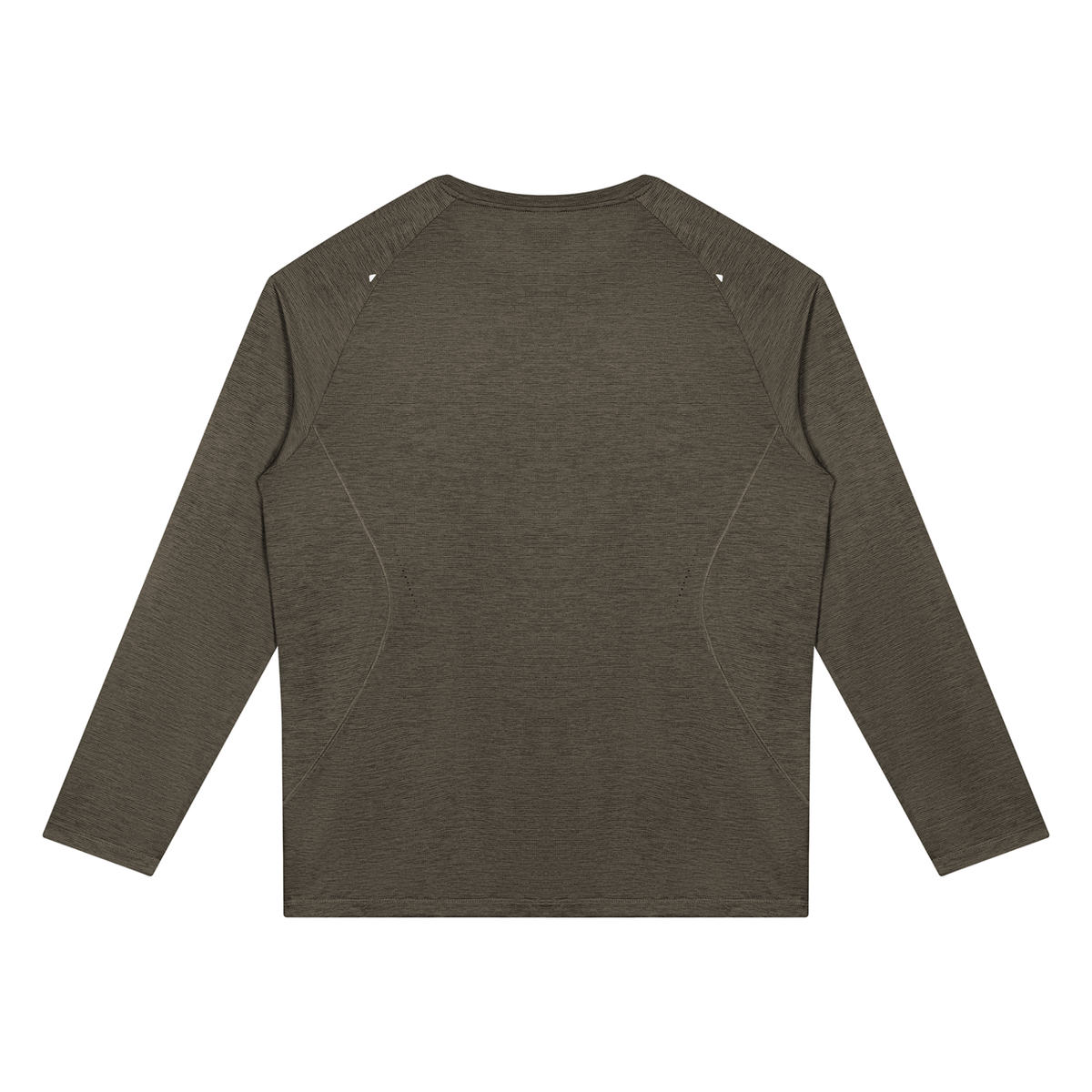 Men's Paneled Performance T-Shirt in brown, alternate angle