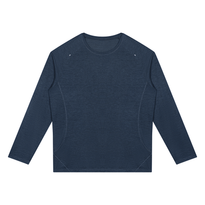 Men's Paneled Performance T-Shirt in navy blue