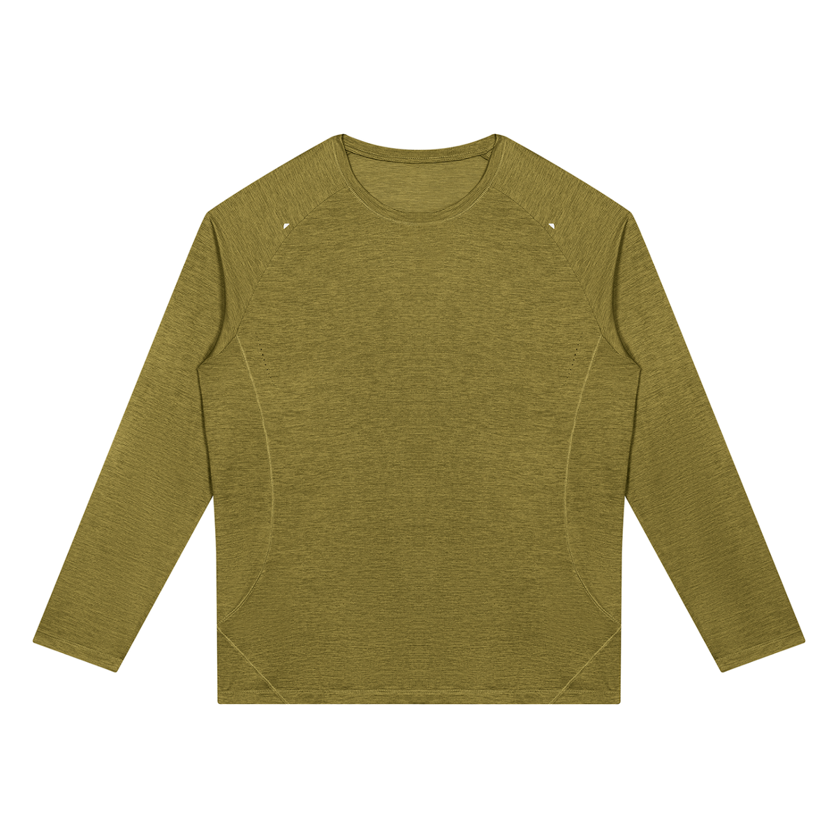 Men's Paneled Performance T-Shirt in olive green