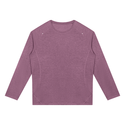 Men's Paneled Performance T-Shirt in purple