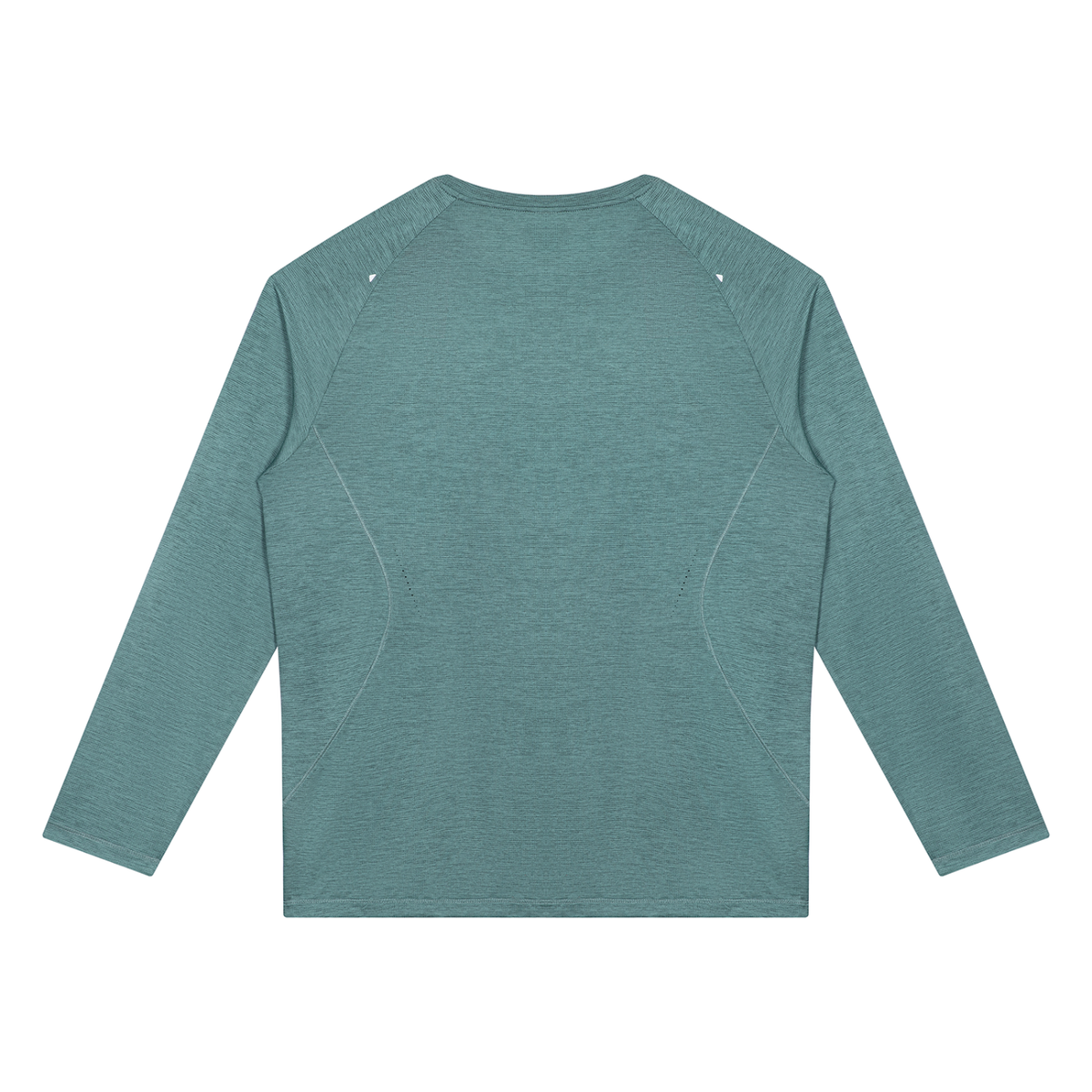 Men's Paneled Performance T-Shirt in teal green, alternate angle