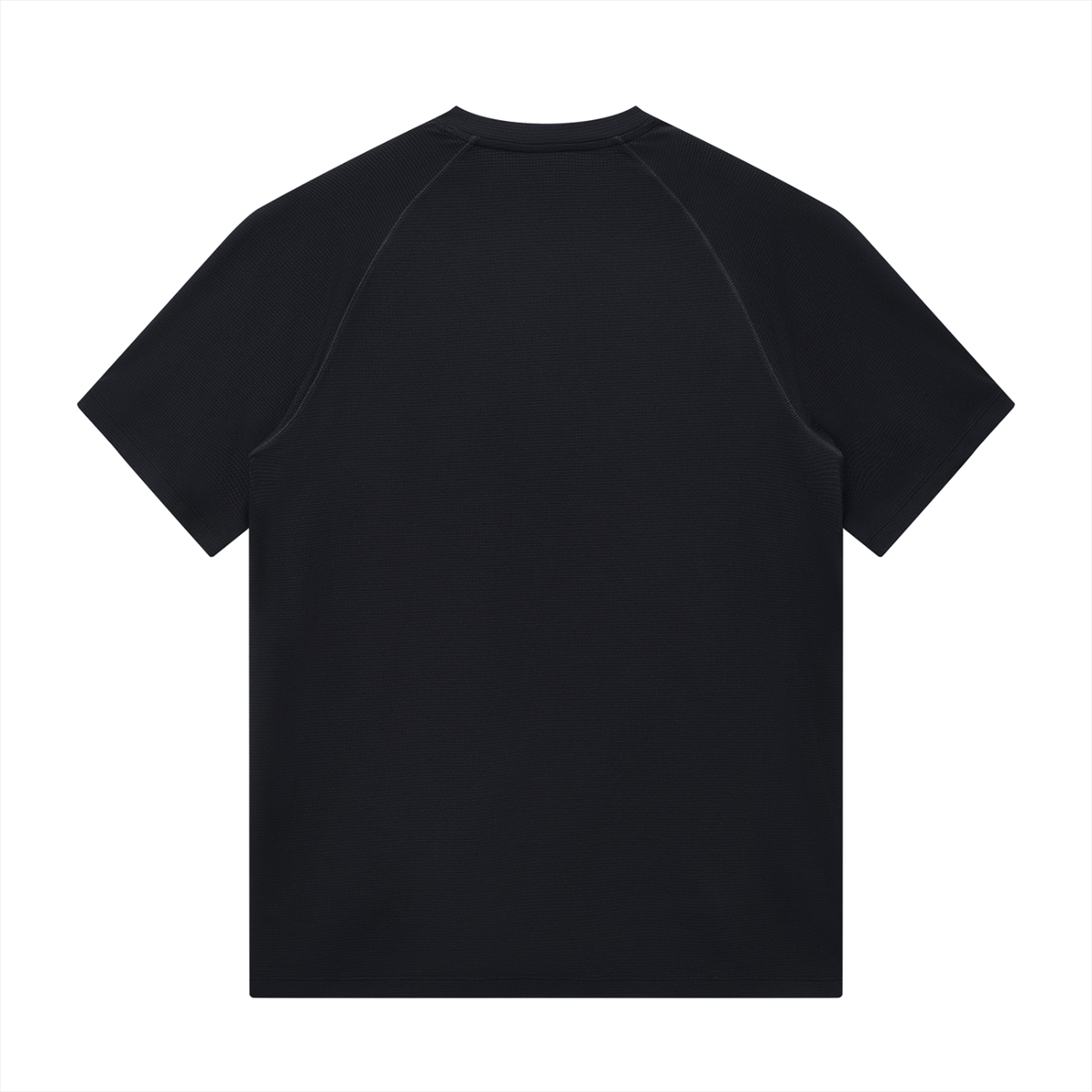 Men's Raglan Crewneck Blend T-Shirt in black, alternate angle
