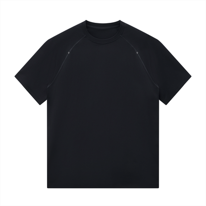 Men's Raglan Crewneck Blend T-Shirt in black
