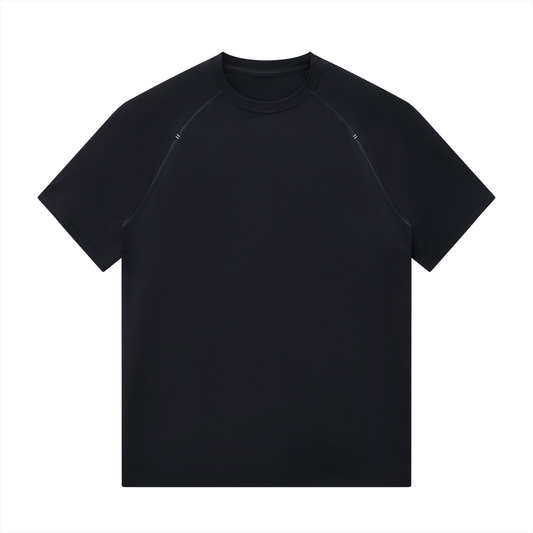 Men's Raglan Crewneck Blend T-Shirt in black