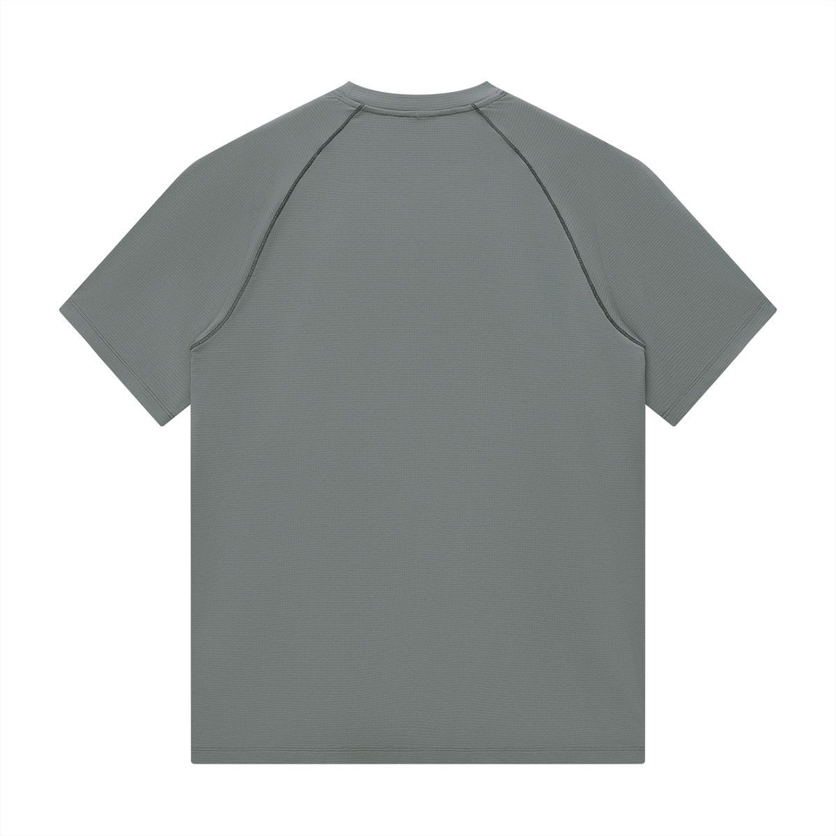 Men's Raglan Crewneck Blend T-Shirt in dark gray, alternate angle