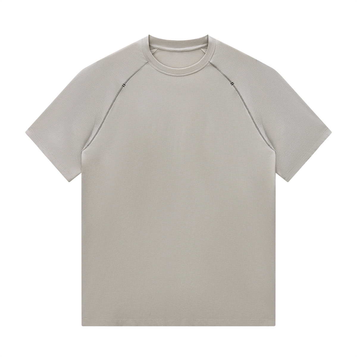 Men's Raglan Crewneck Blend T-Shirt in light gray
