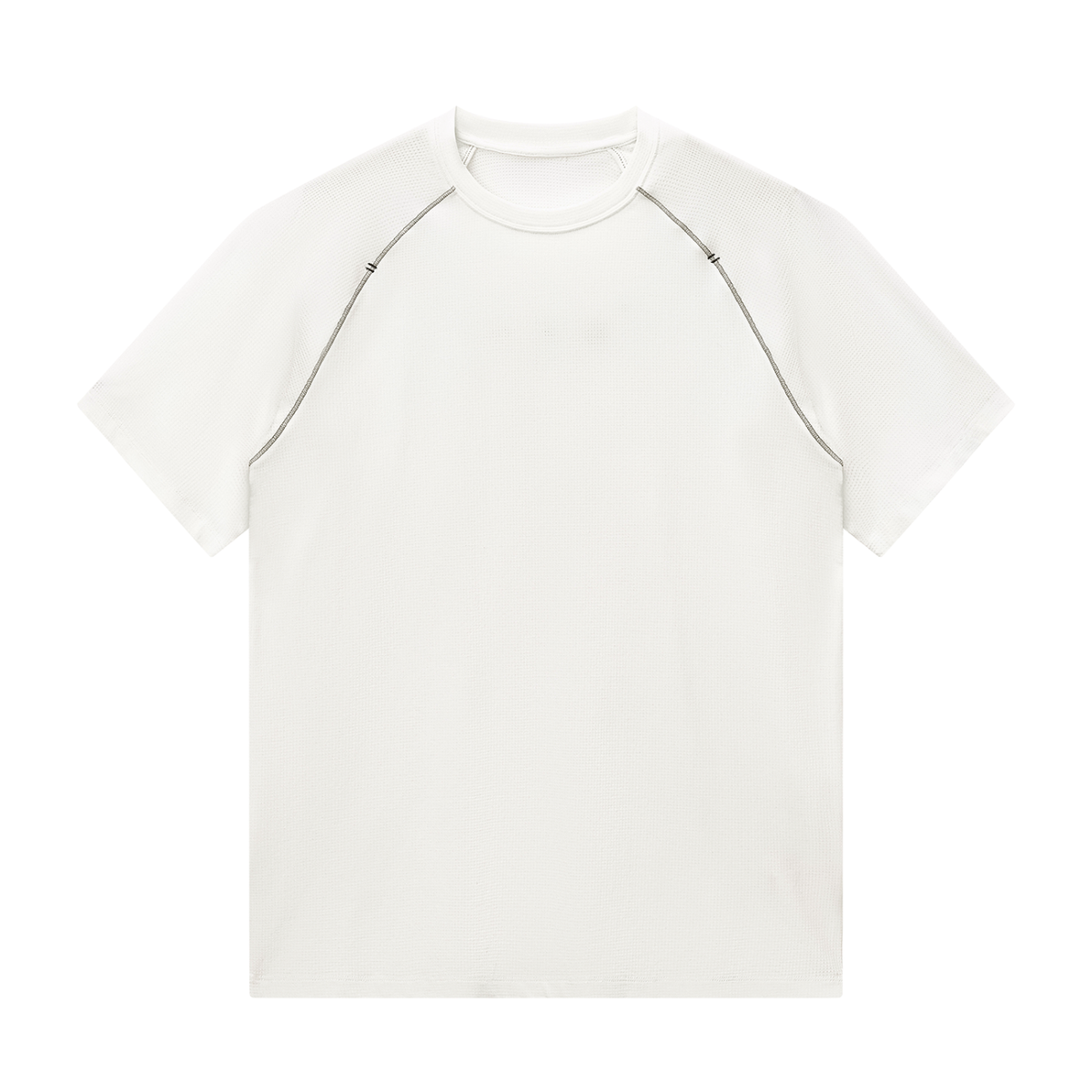 Men's Raglan Crewneck Blend T-Shirt in white