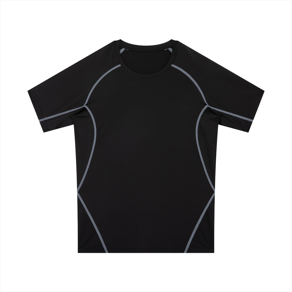 Men's Raglan Panel Training T-Shirt in black